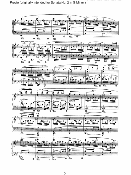 Schumann-Sonata in g minor, Op.22, original finale(op.22a) image number null