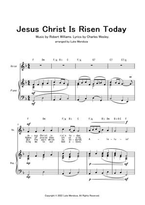 Jesus Christ is Risen Today (Piano and voice)