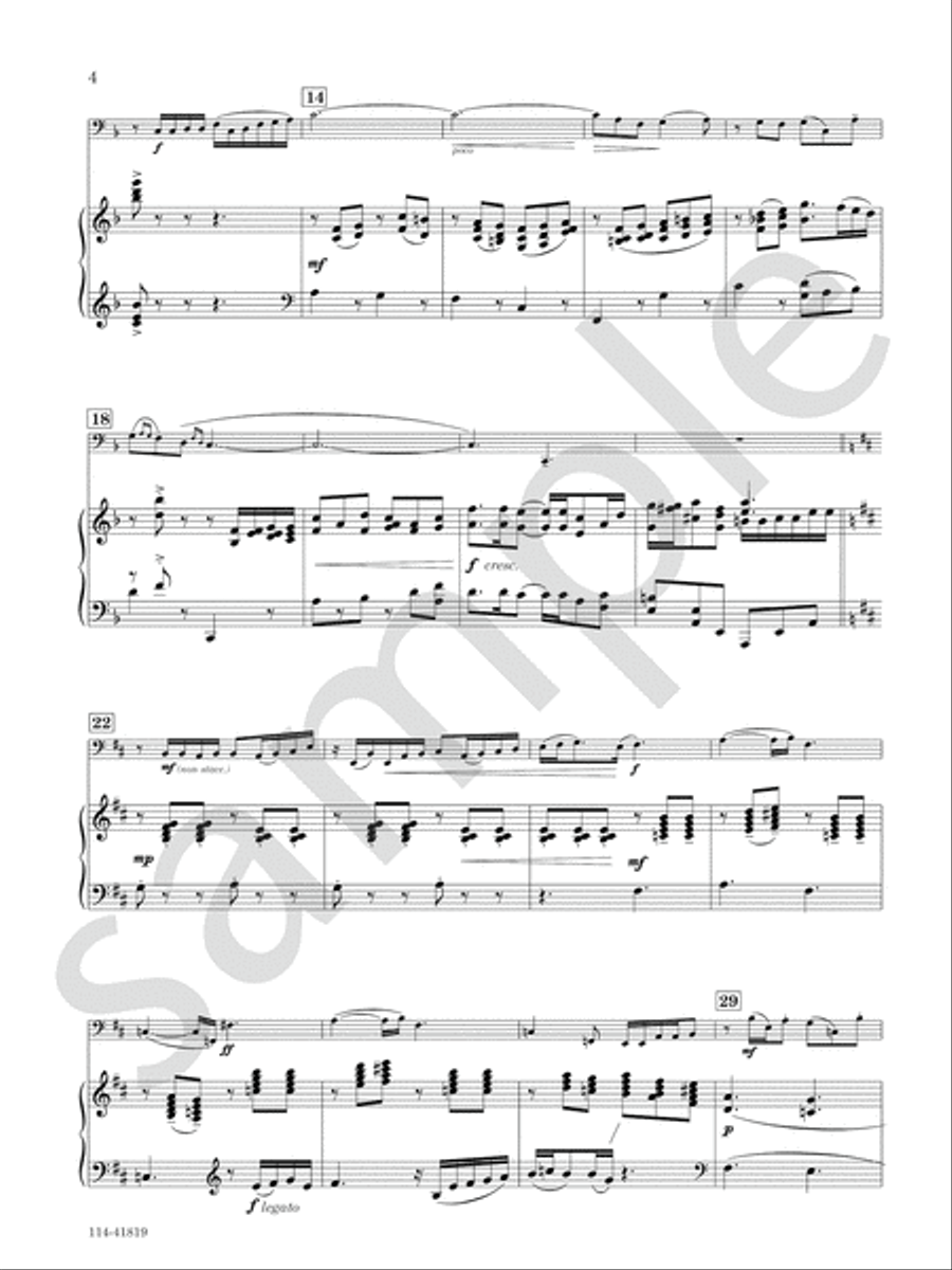 Concerto for Contrabassoon Chamber Music scores gallery preview page 5