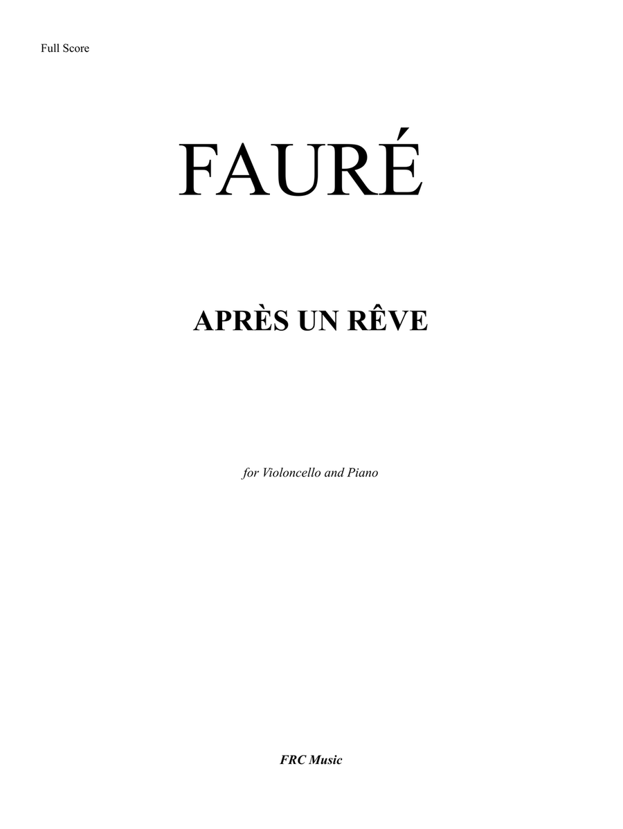 Après un rêve (for Violoncello and Piano) as played by YO YO MA Piano scores gallery preview page 2