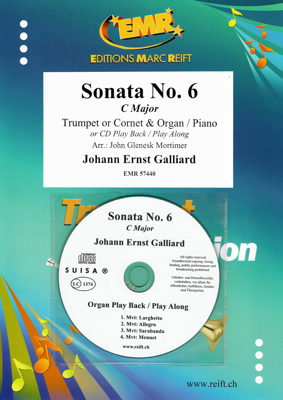 Sonata No. 6 Cornet scores gallery preview page 1
