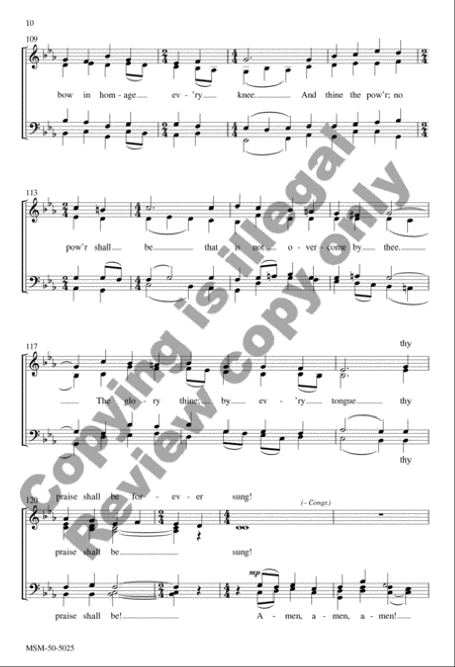 I Rest within God's Gentle Arms (Vater unser) 4-Part scores gallery preview page 21