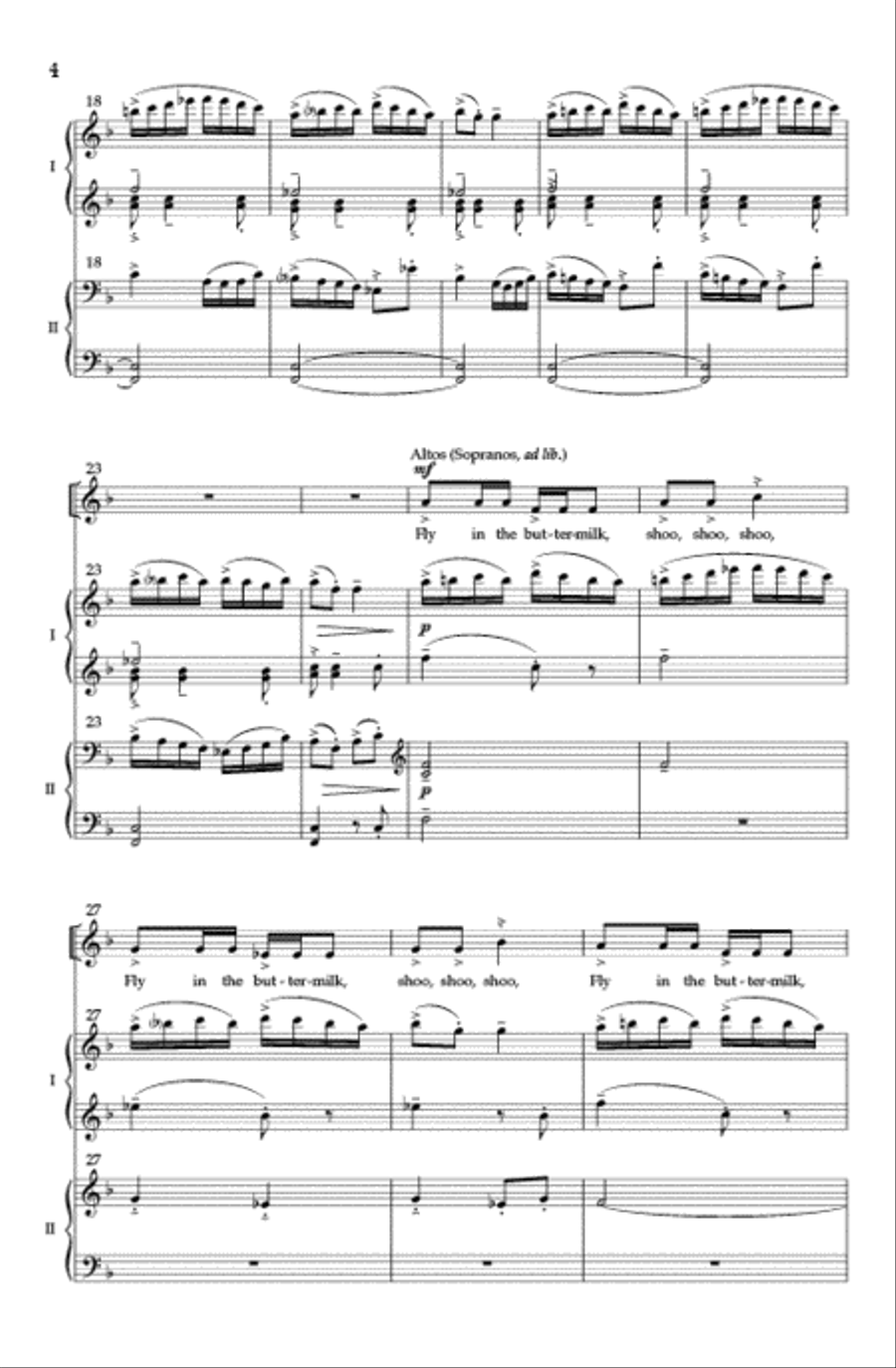 Skip to My Lou SSAATTBB scores gallery preview page 3