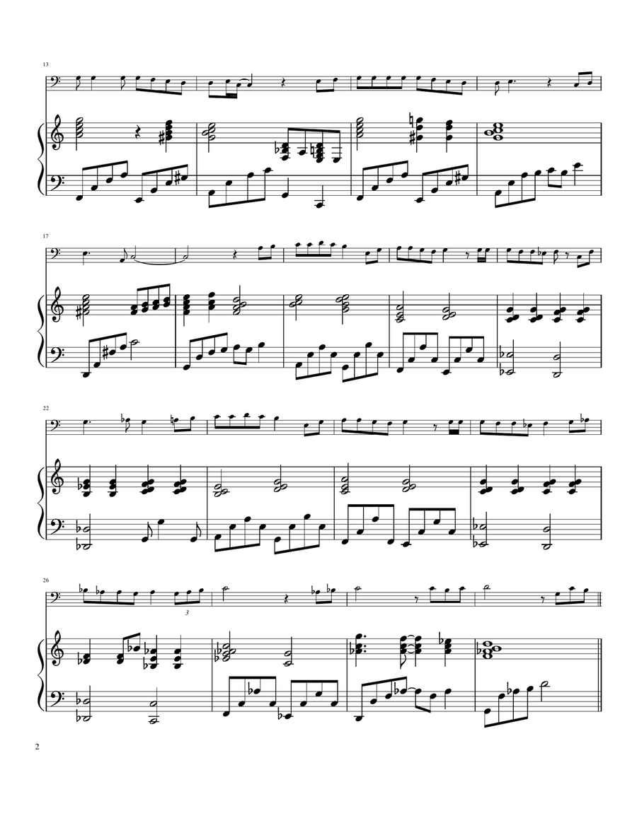 One Summer's Day One Summer's Day Piano scores gallery preview page 4