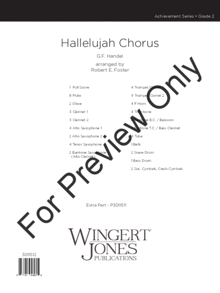 Hallelujah Chorus - Full Score