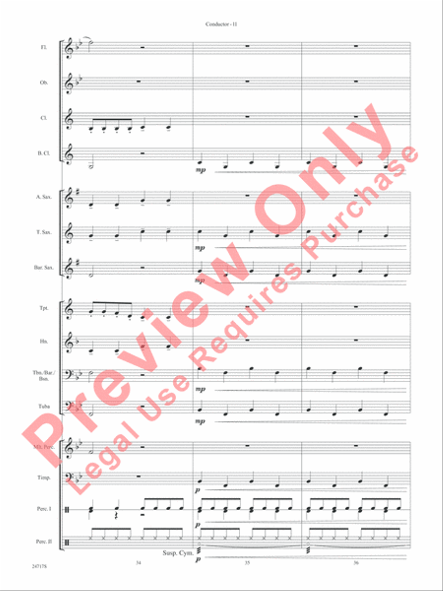 Udala'm Concert Band scores gallery preview page 13