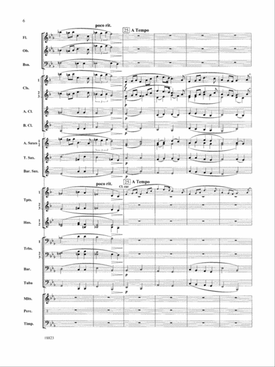 Irish Ayre for Winds: Score Concert Band scores gallery preview page 6