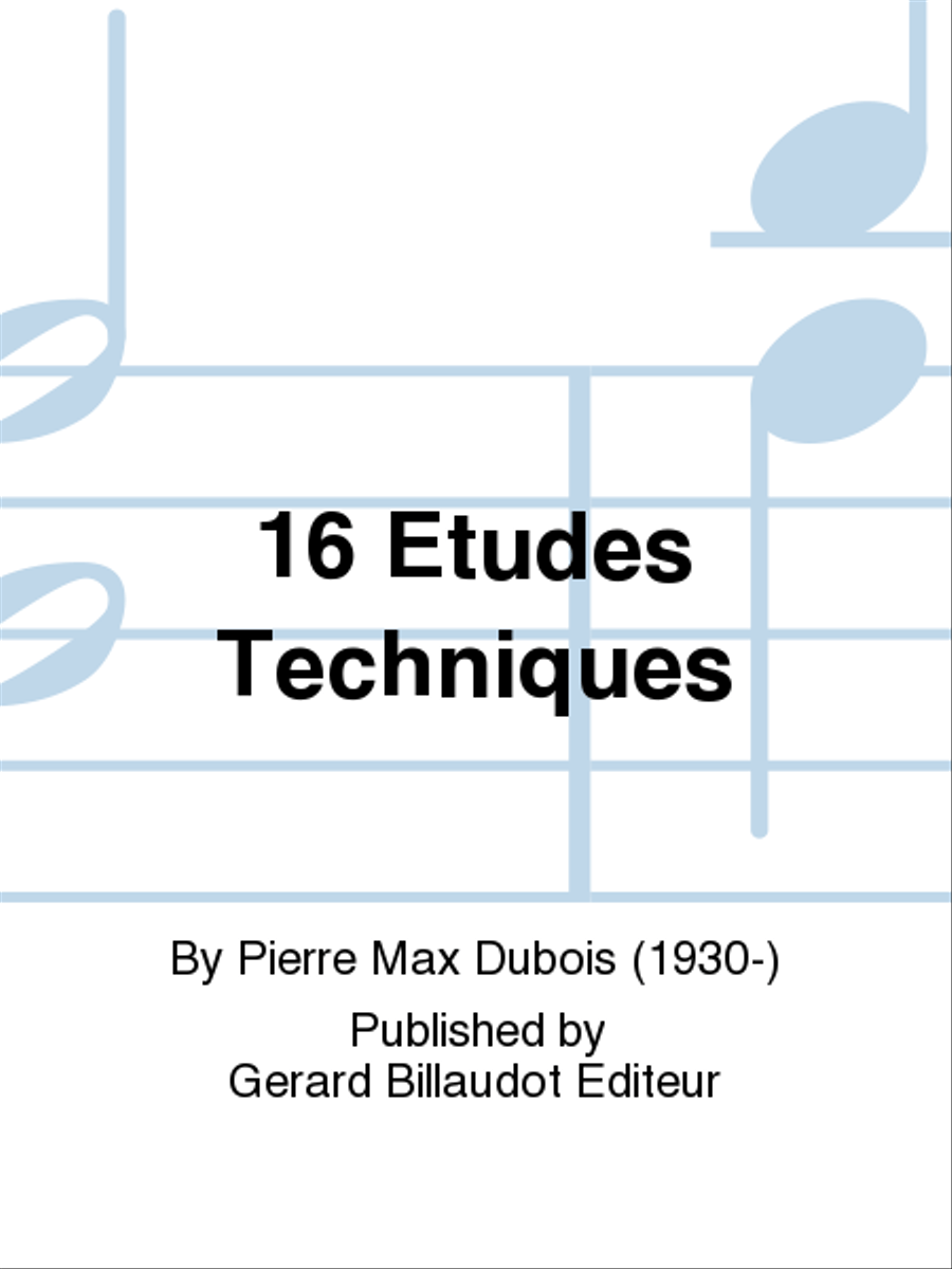 16 Etudes Techniques School and Community scores gallery preview page 1