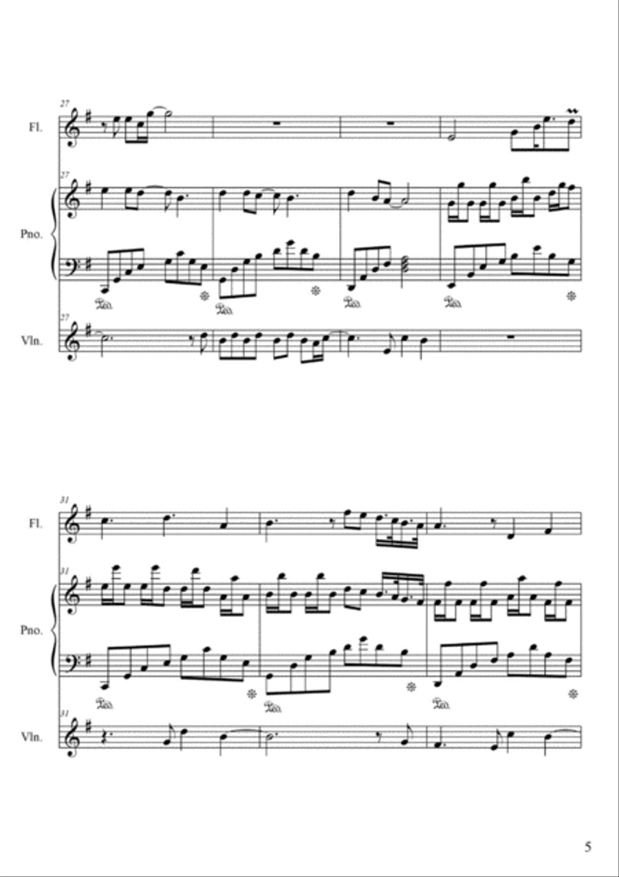 Faded Flute scores gallery preview page 5