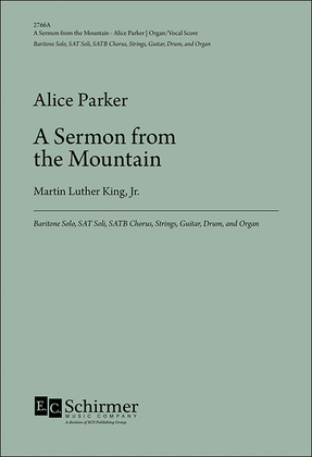 Book cover for Sermon from the Mountain (Martin Luther King, Jr.) (Vocal Score)