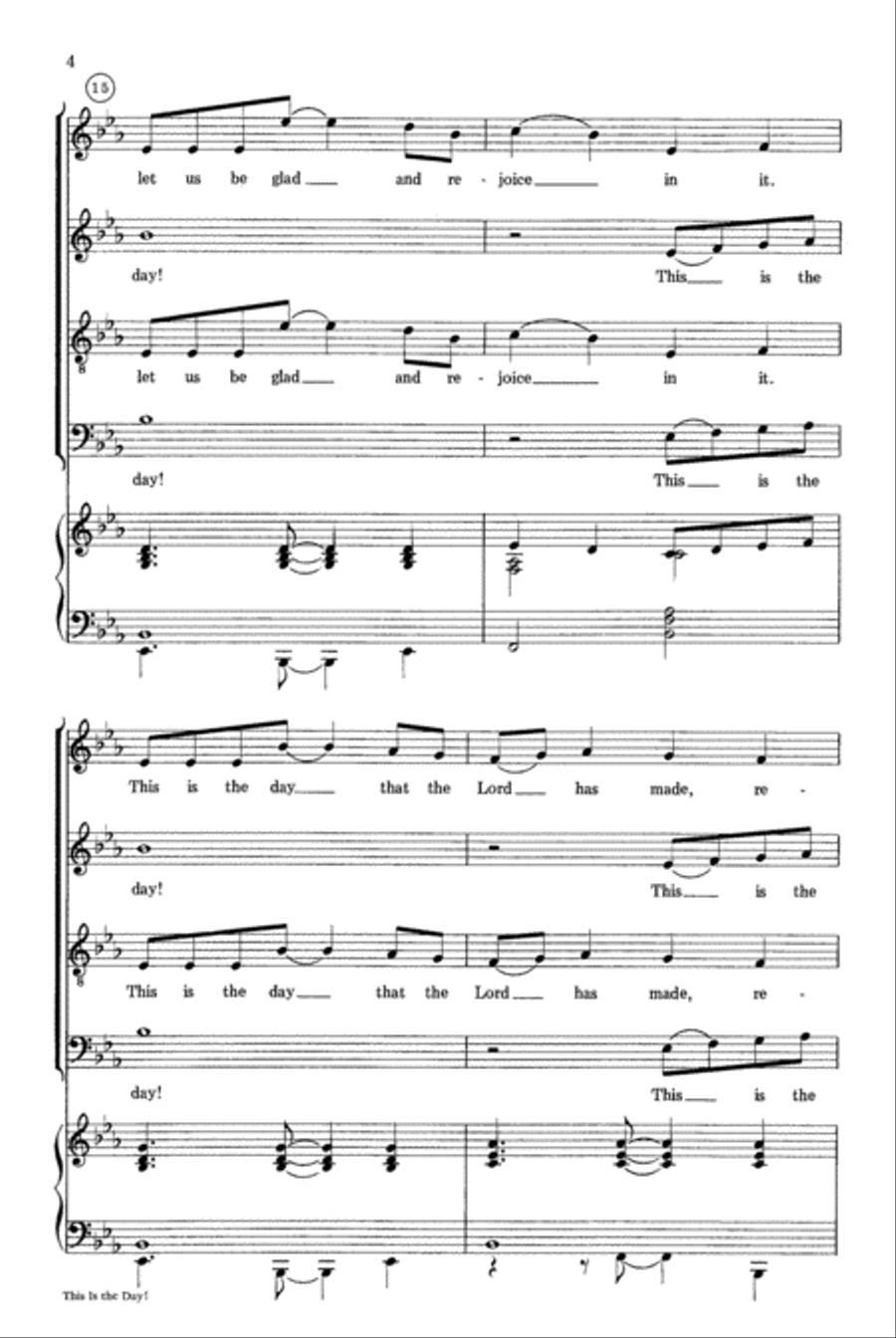 This Is the Day! This Is the Day! 4-Part scores gallery preview page 4