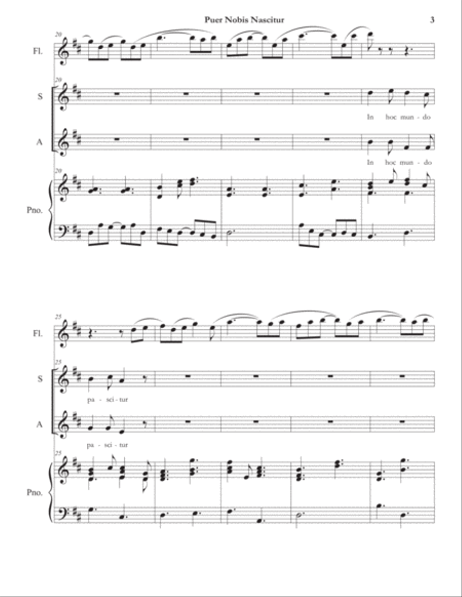 Puer Nobis Nascitur SA scores gallery preview page 4