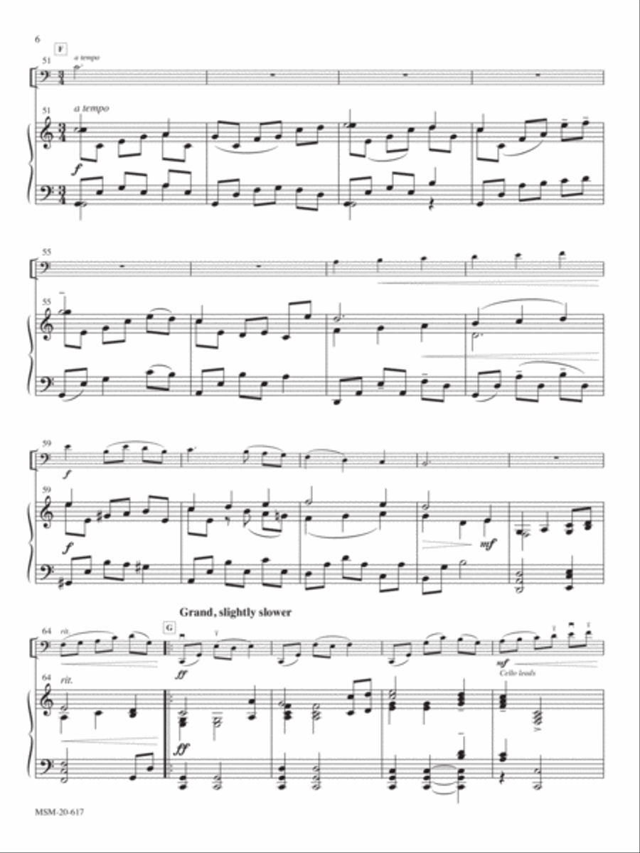 Two Pieces for Cello and Piano Piano Accompaniment scores gallery preview page 4