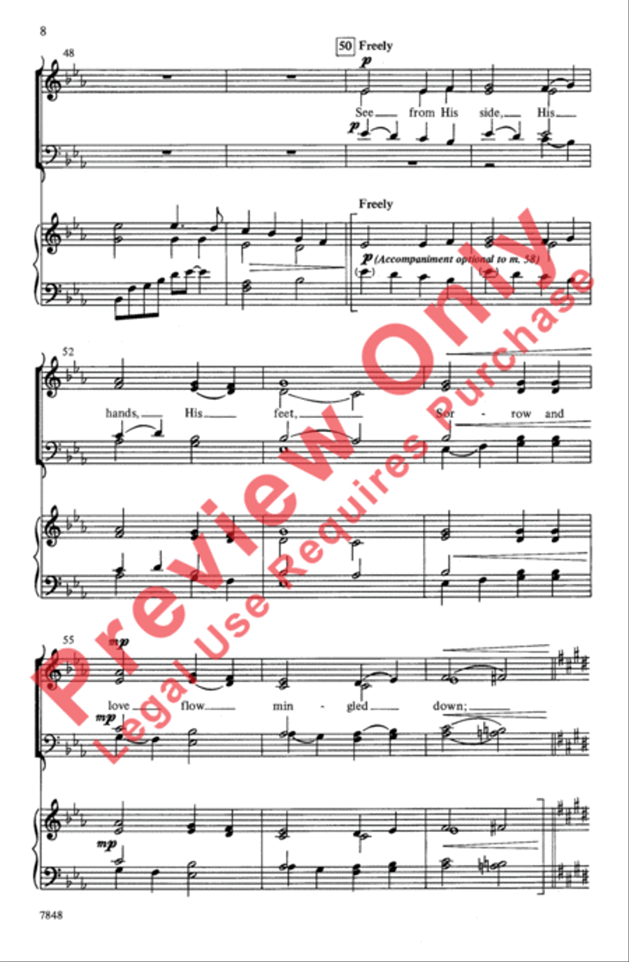 Calvary Calvary 4-Part scores gallery preview page 8