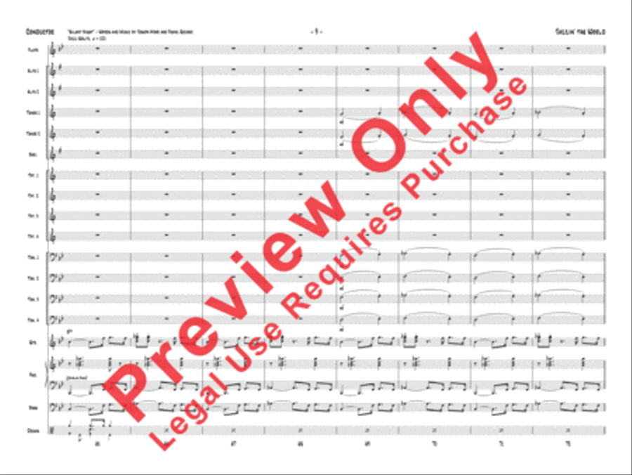 Jazzin' the World Jazz Ensemble scores gallery preview page 12