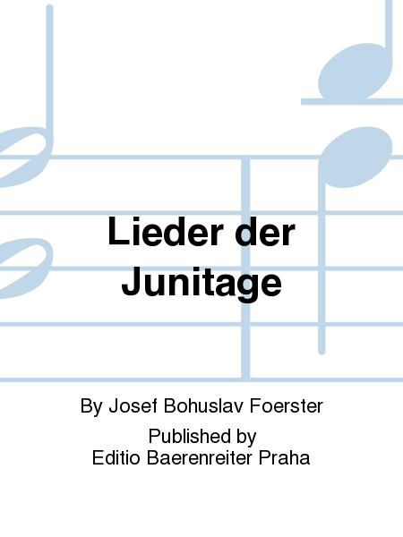 Songs of June Days op.189 (Six songs for soprano and piano)