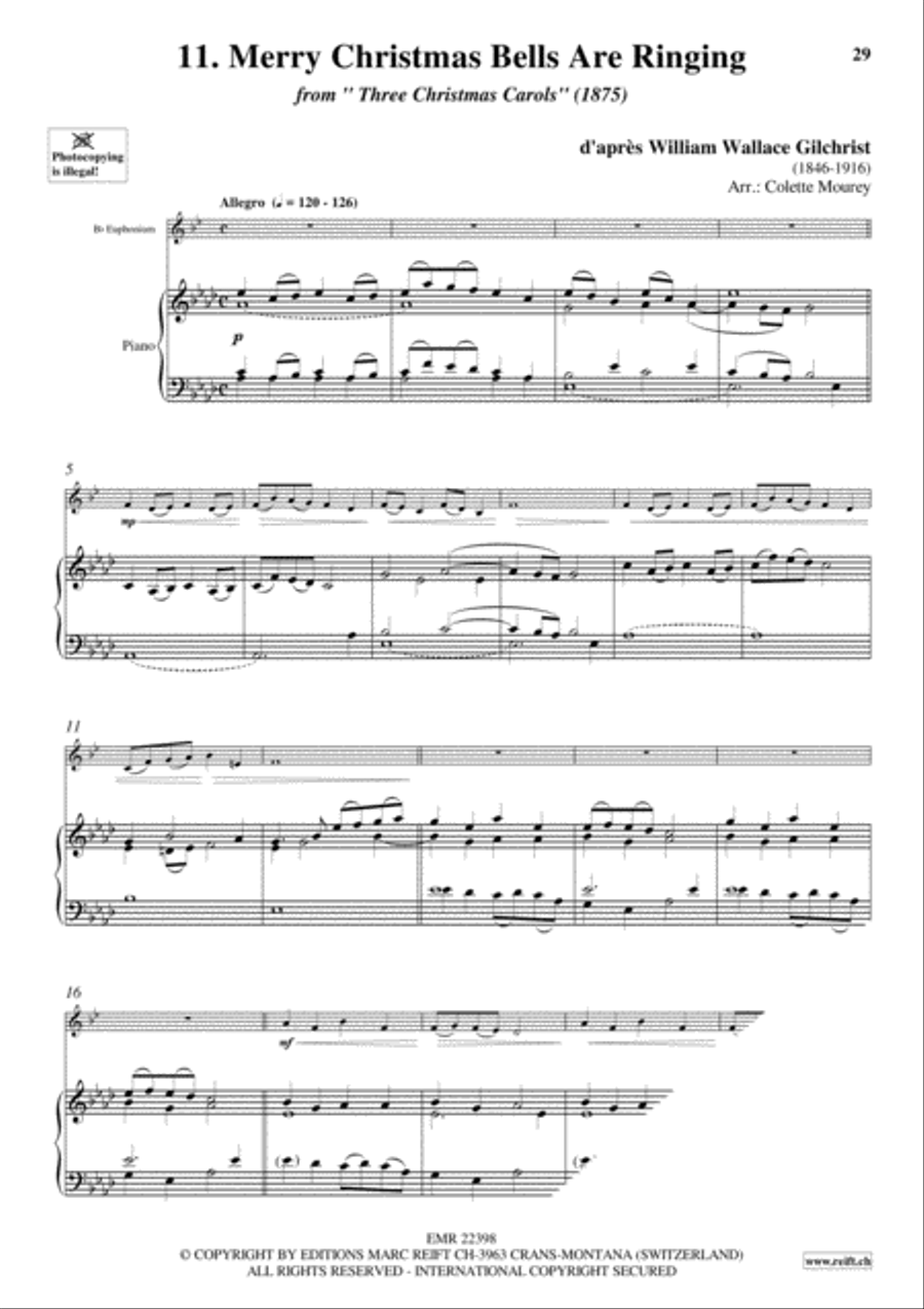 20 Greatest Christmas Hits Euphonium scores gallery preview page 13