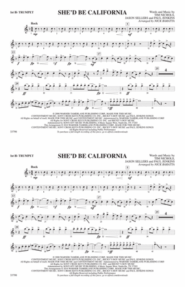 She'd Be California: 1st B-flat Trumpet