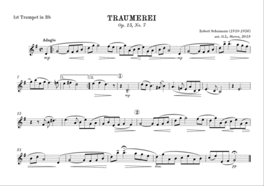 Traumerei Brass Ensemble scores gallery preview page 4