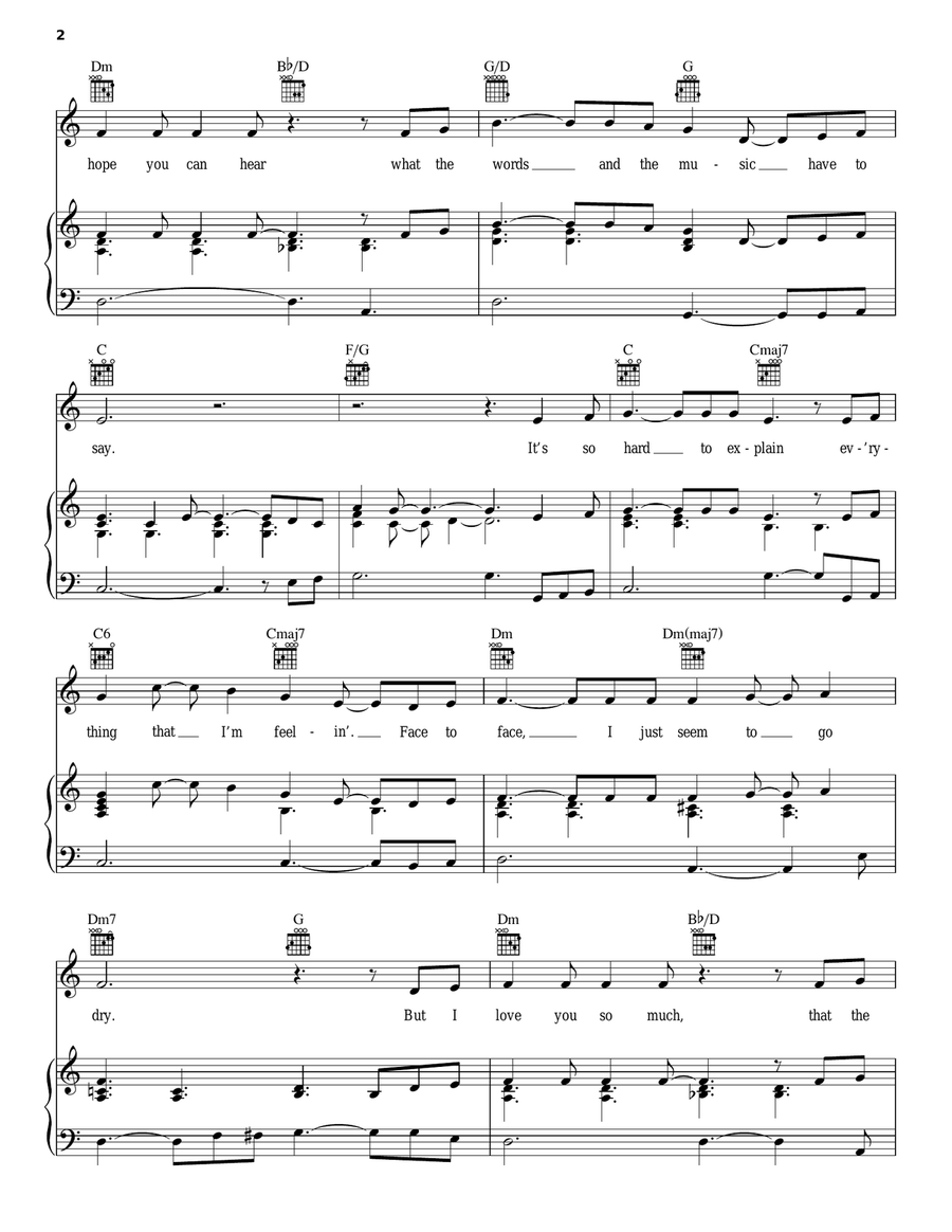 After The Lovin' After The Lovin' Piano, Vocal, Guitar scores gallery preview page 2