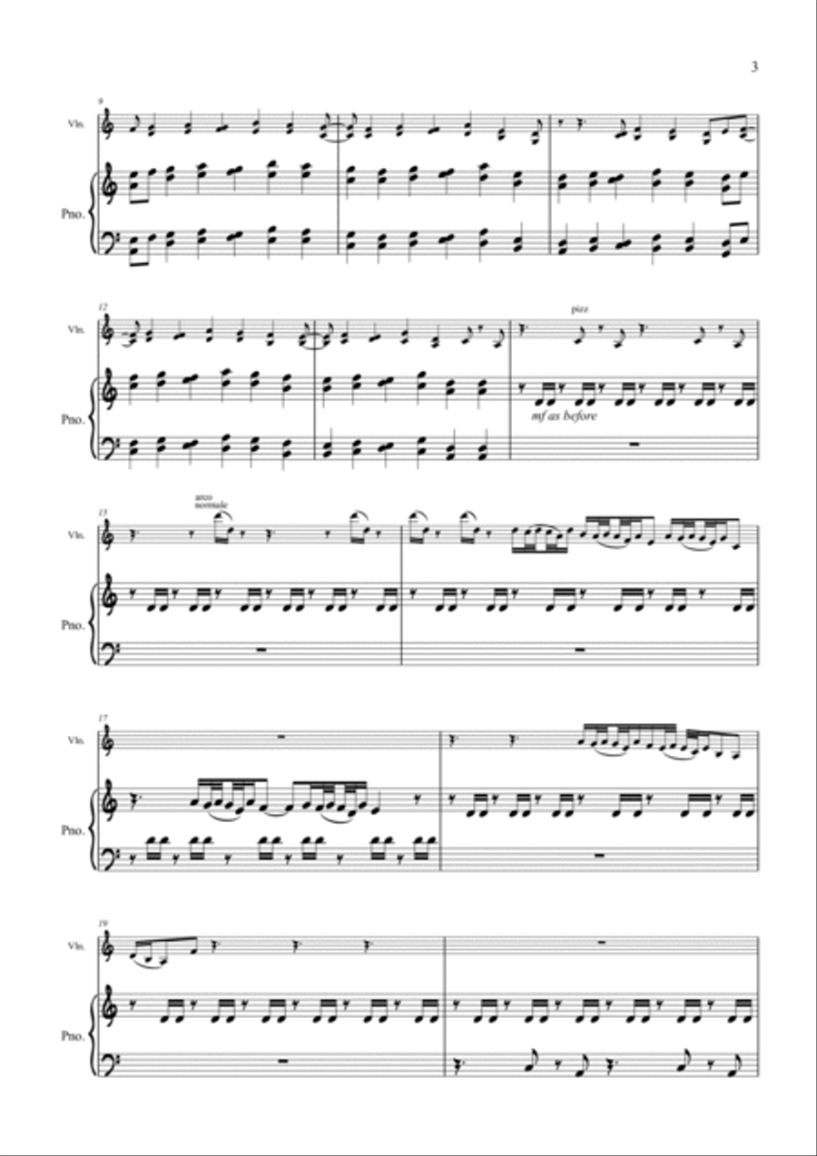 The Casting Of Bones String Duet scores gallery preview page 3