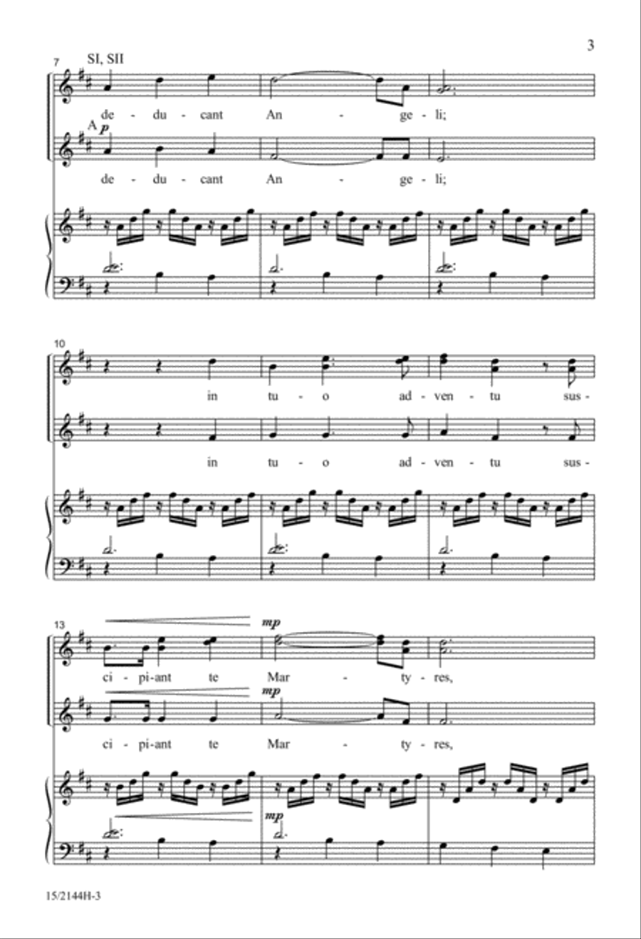 In Paradisum (from Requiem, Opus 48) SSA scores gallery preview page 3