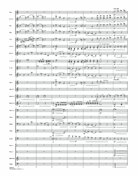 The Rebellion Is Reborn (from Star Wars: The Last Jedi) - Conductor Score (Full Score)
