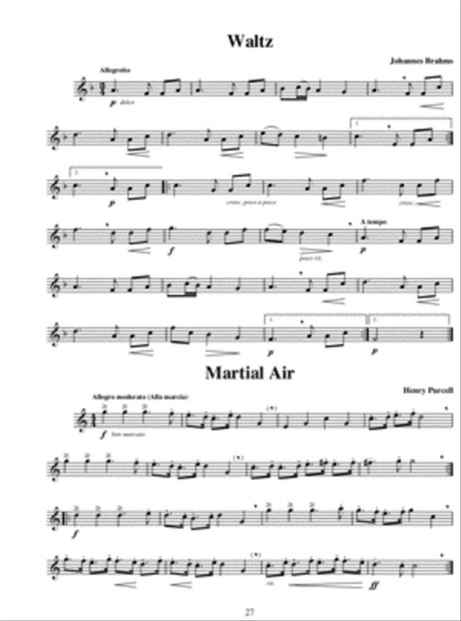 Classical Repertoire for Trumpet, Volume 1 Bugle scores gallery preview page 4