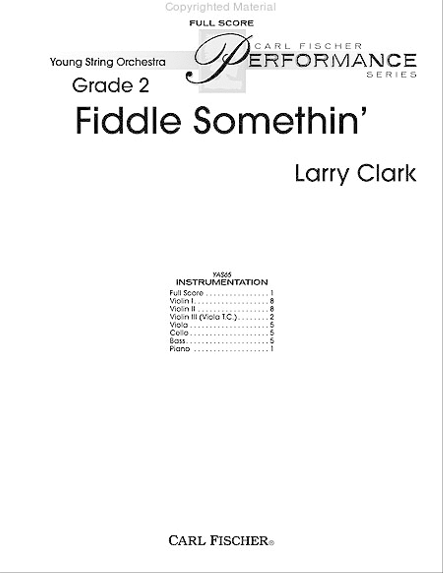 Fiddle Somethin' String Orchestra scores gallery preview page 2