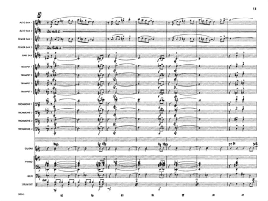You Can't Get There From Here! Jazz Ensemble scores gallery preview page 14