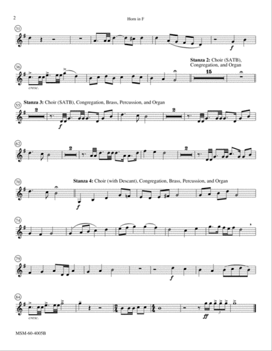 Jesus Christ Is Risen Today Choir scores gallery preview page 5