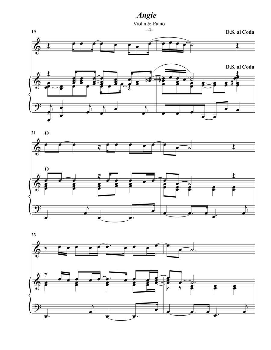 Angie Angie String Trio scores gallery preview page 4