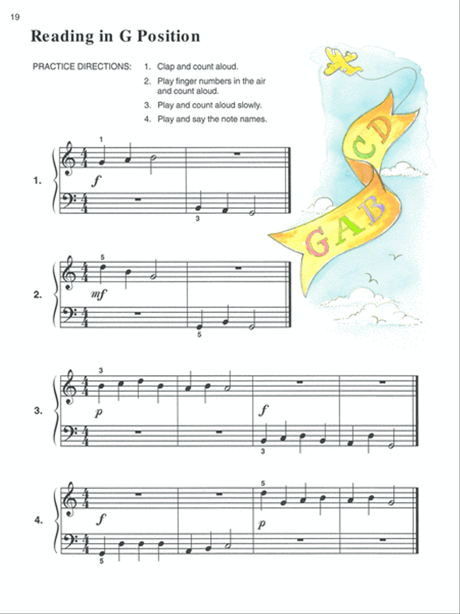Alfred's Basic Graded Piano Course, Lesson Piano Method scores gallery preview page 5