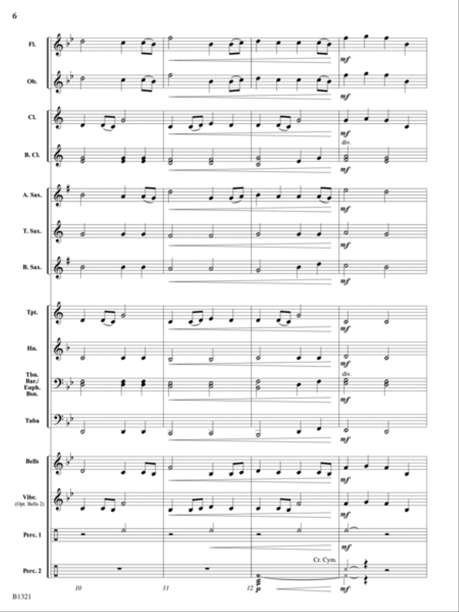 Midnight Sky (from Midnight Suite): Score Concert Band scores gallery preview page 6