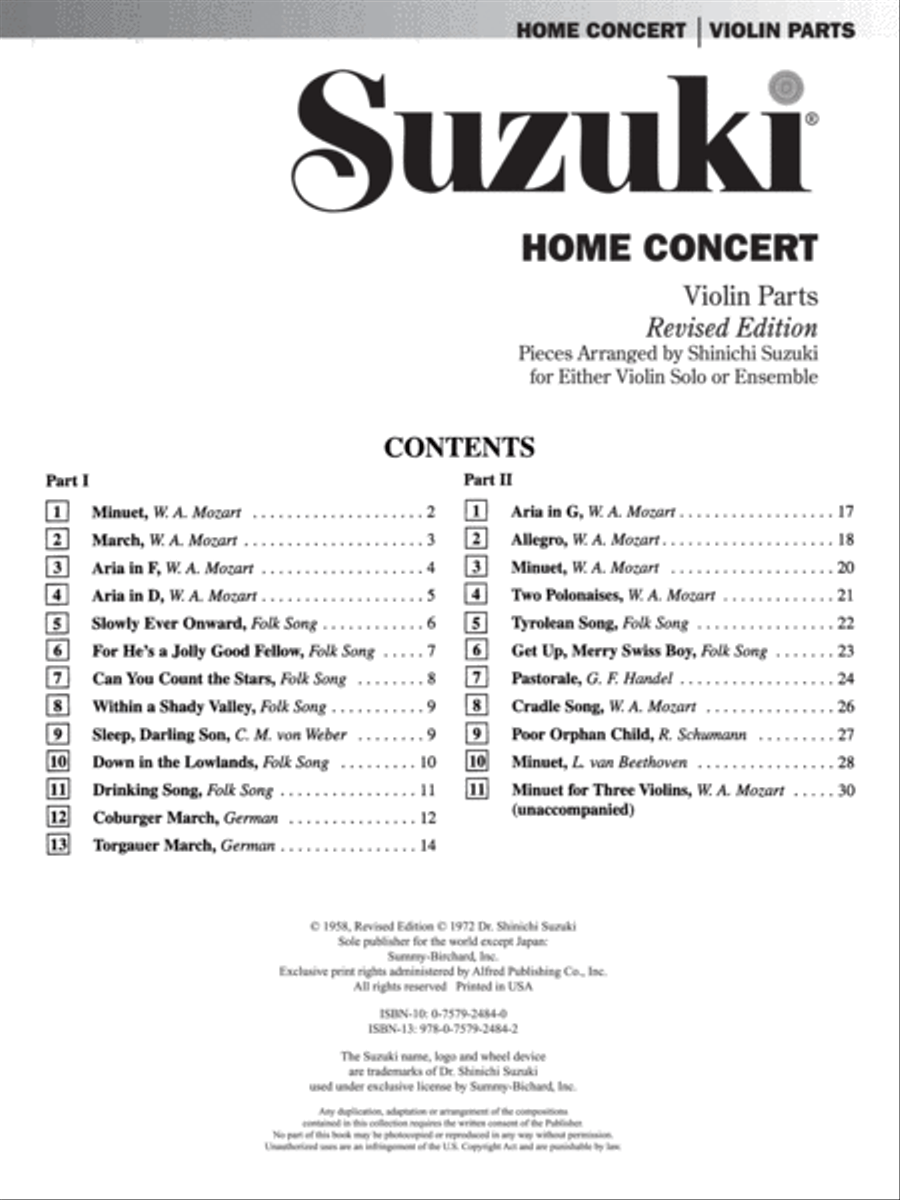 Home Concert Home Concert Violin scores gallery preview page 5