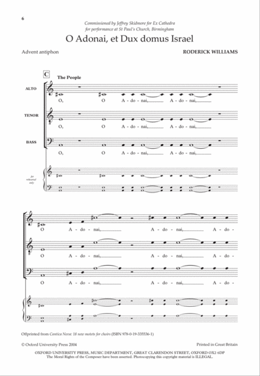 O Adonai, et Dux domus Israel Divisi scores gallery preview page 5