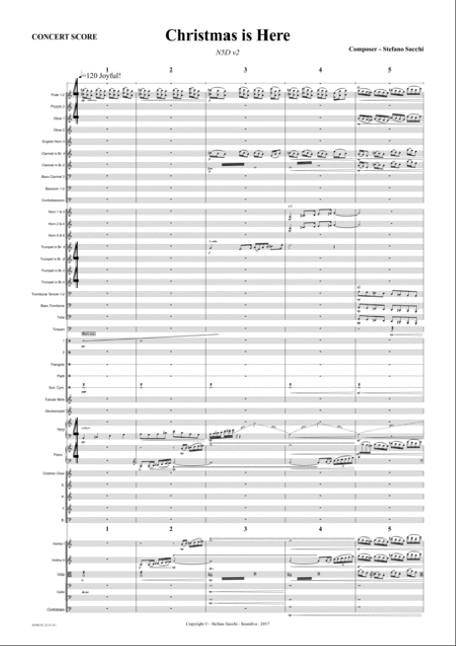 Christmas is Here Christmas is Here Full Orchestra scores gallery preview page 3