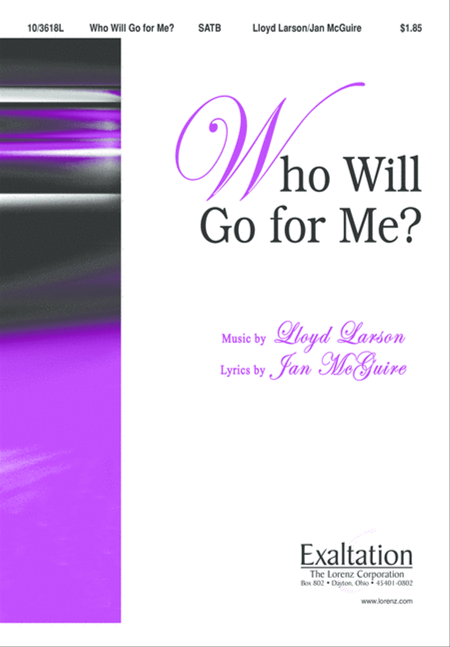 Book cover for Who Will Go for Me?