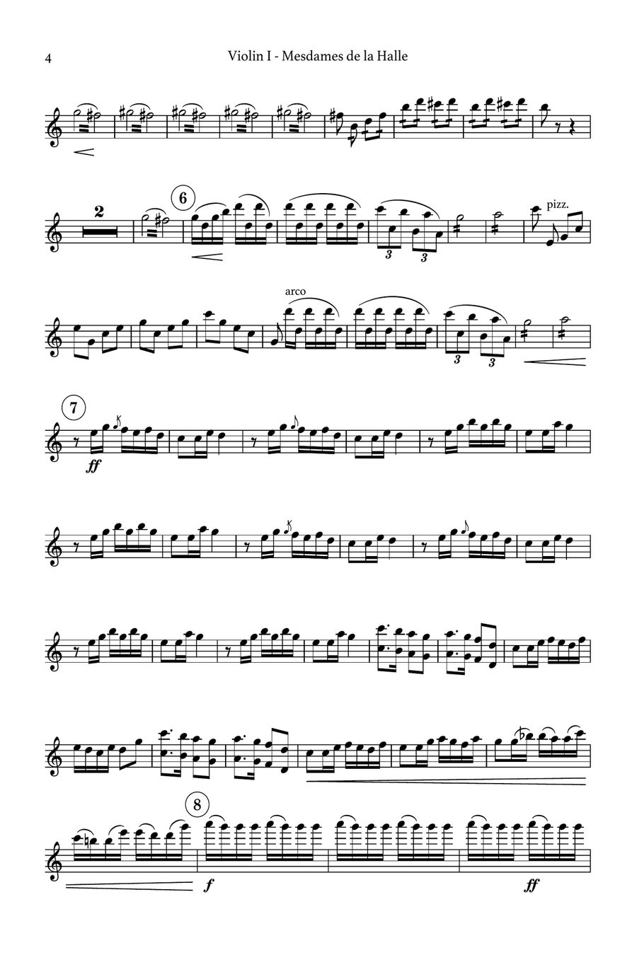 Mesdames de la Halle Chamber Music scores gallery preview page 6