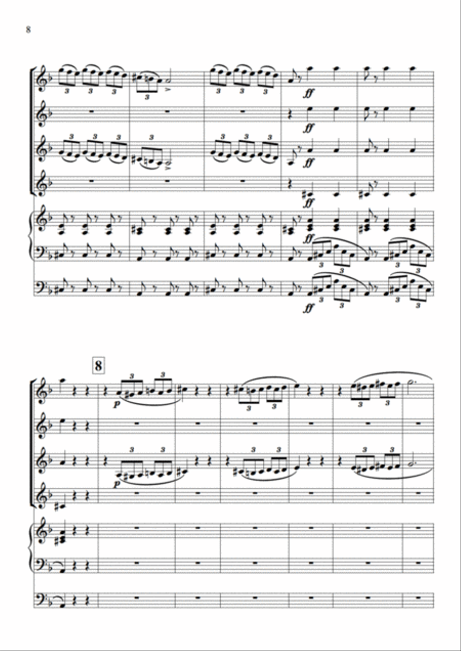 La gazza ladra - Overture Set of Parts scores gallery preview page 9