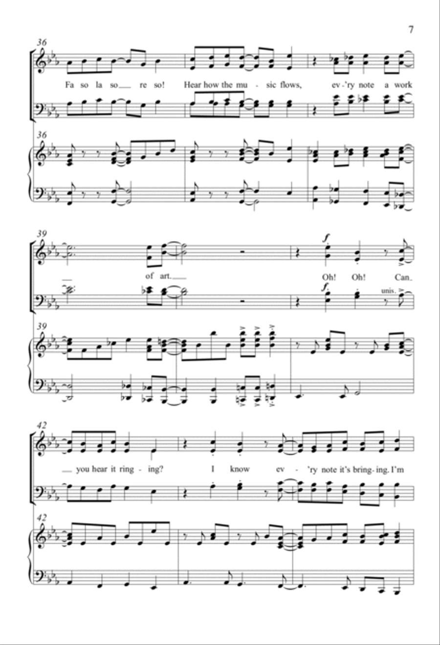 The Secret Melody 4-Part scores gallery preview page 5