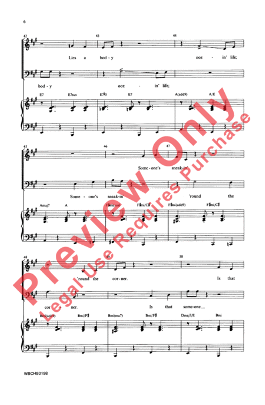 Mack the Knife Mack the Knife 4-Part scores gallery preview page 6