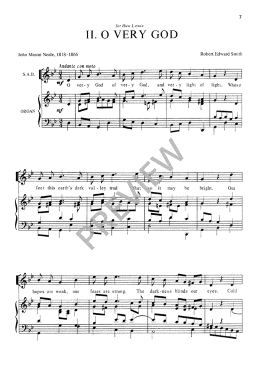 Three Canonic Anthems for Advent 3-Part scores gallery preview page 8