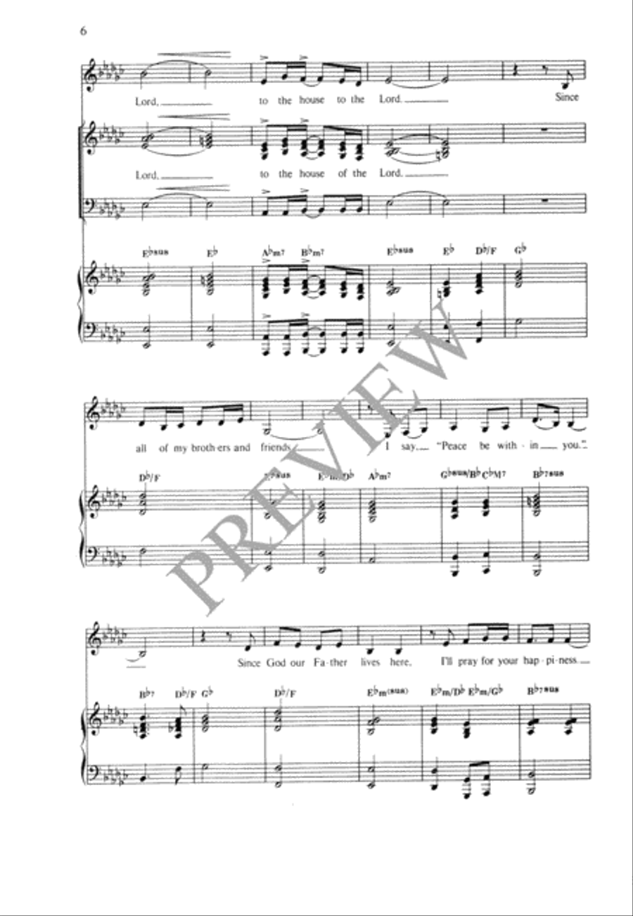 Let Us Go Rejoicing 4-Part scores gallery preview page 7