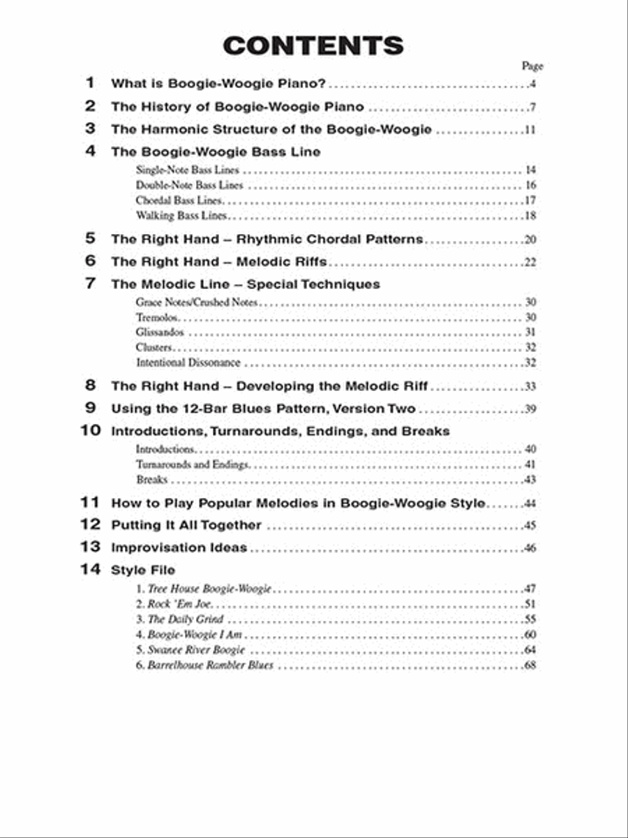 Boogie-Woogie Piano Piano Method scores gallery preview page 2