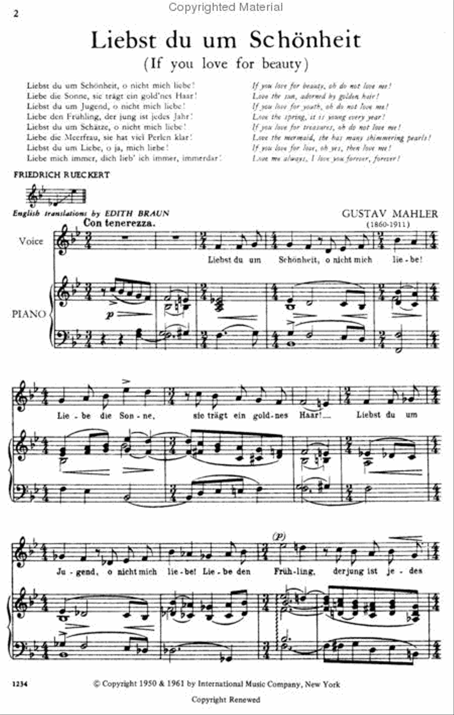 24 Songs in Four Volumes (Low) Low Voice scores gallery preview page 3
