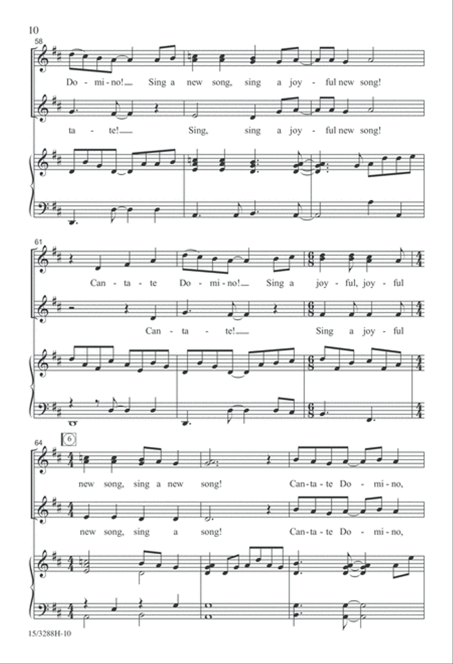 A Joyful Song SSA scores gallery preview page 10