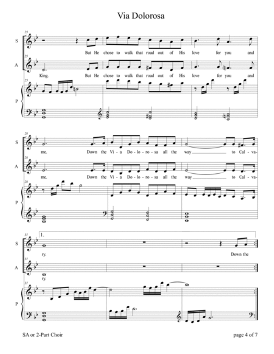 Via Dolorosa SA scores gallery preview page 6