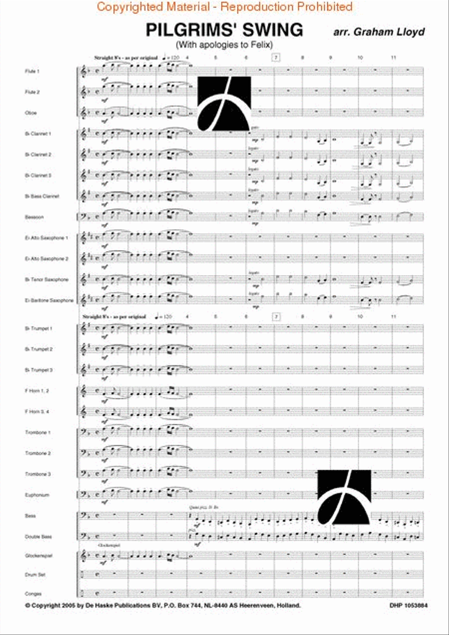 Pilgrims' Swing Concert Band scores gallery preview page 2
