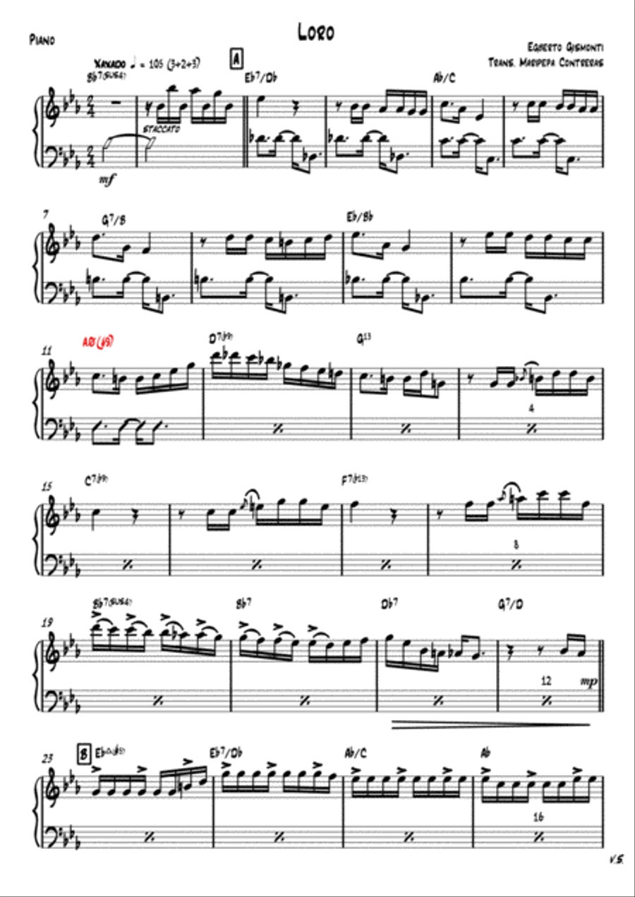 Loro Small Ensemble scores gallery preview page 1